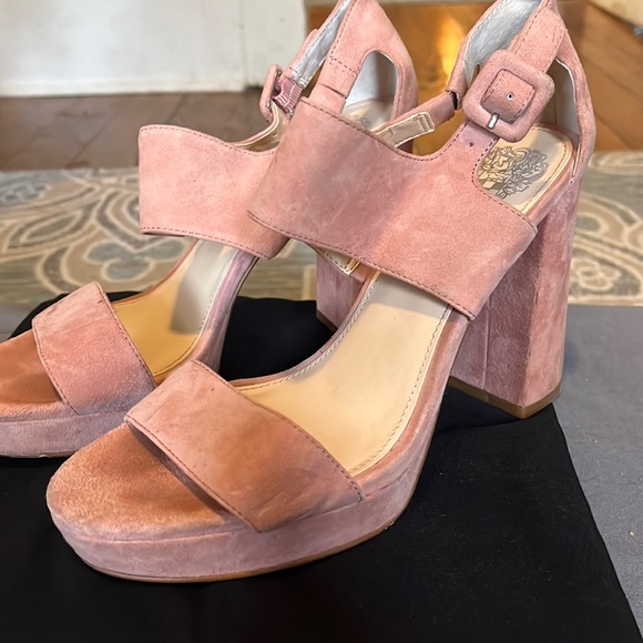 Vince Camuto | Shoes | Vincent Camuto Dusty Pink Velvet Heels | Poshmark